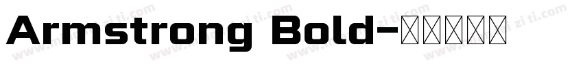 Armstrong Bold字体转换